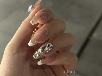 ルルディ(Luludi)の写真/《キラキラ系デザインが得意》ブライダルにも対応◎ストーン・パーツの種類豊富にご用意あり♪長さだしも◎