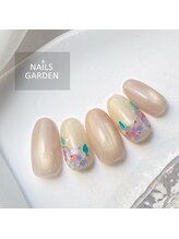 ネイルズガーデン(NAILS GARDEN)/紫陽花ネイル