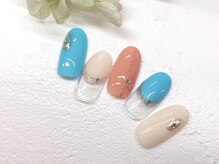 ネイルサロン ふるる 大須店/☆ミディアムネイル☆#176