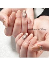 アンドクラッシィ(&classy.)/チェックネイル