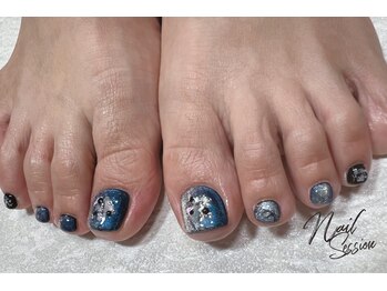 ネイルセッション(nail session)/ブラック×マグネット