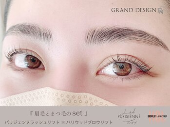 グランドデザイン 岐阜店(GRAND DESIGN)/【眉毛とまつ毛のセット♪】