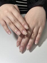 ミニョンネイル(mignon nail)/シンプルフレンチ