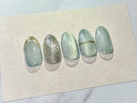 マグネットネイル、ミラーアート