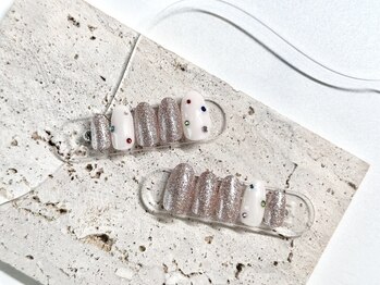 ビーネイル 名古屋志賀本通(B.nail)/ニュアンス定額 simple art/定額