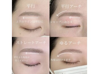 ヴィレ(WILLE eye salon)/いろんな形のアイブロウ☆