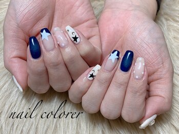 クロレ(colorer)/星andチークネイル/キラキラ/星