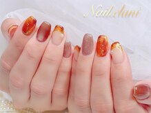 ネイル クロス ラニ 所沢店(Nail×Lani)/秋に大人気のべっ甲ネイル