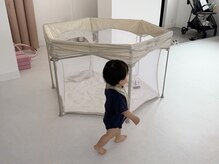 ウア ピラティス 北浜(Ua pilates)の雰囲気（完全個室・お子様同伴OK。ベビーサークル完備）
