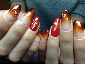 ラウト デコレーションアンドネイルサロン(Lauto Decoration&Nail Salon)/べっ甲グラデーション