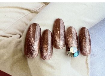 ネイルサロンフォーユー(for u)/マグネットVカット￥７９８０