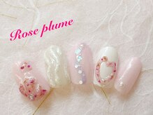 ネイルサロン ロゼプリュム/季節限定桜デザインネイル