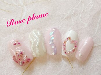 ネイルサロン ロゼプリュム/季節限定桜デザインネイル