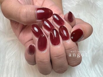 アンガット(angot.)/ボルドーワンカラー