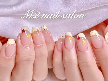 エムズ ネイルサロン(M2)/バターイエローフレンチネイル