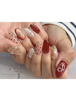 手描きアートが得意なサロン