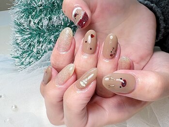 ノンノンネイル(Nonnon.nail)/クリスマスネイル