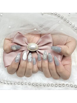 キラキラマグネットネイル☆