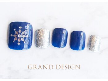 グランドデザイン 穂積店(GRAND DESIGN)/キラキラスノーネイル
