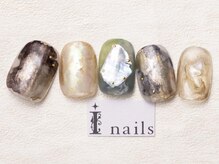 アイネイルズ 池袋店(I-nails)/ゴールドメタリックニュアンス