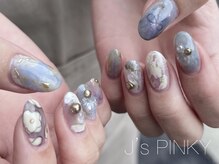 ネイルスペース ジェイズ ピンキー(NAIL SPACE J's PINKY)/水色ニュアンス