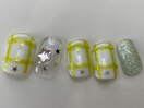 黄緑チェック星ラメ¥7550