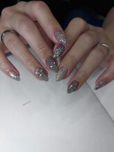 ブルーデイジー 栄本店(Blue daisy)/gray×キラキラsilver