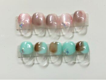 ユメノソラ 越谷店(yumeno空)/塗りかけデザイン ¥3900