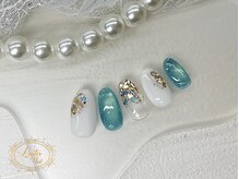 ラスターネイル(Luster nail)/夏ネイル♪