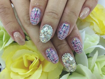 ディーネイル 四条烏丸(D-nail)/【川崎】冬キラキラツイード☆