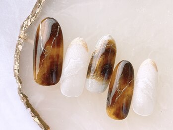 ネイルサロンフォーユー(for u)/べっこうネイル￥7980