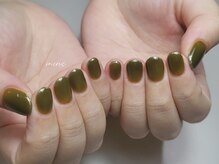 ミンスネイル(Mins Nail)/ワンカラー&ラメライン