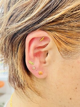 ソワムル(Soime Lu)/耳つぼジュエリー両耳12粒