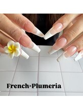 ハチナナネイルスタジオ(87 NAIL STUDIO)/長さ出しフレンチ