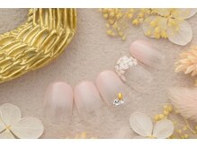 ネイルサロンプリッシュ 横浜店(prish)/5000円　桜フレンチ　ピンク