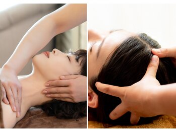 スリーウェルスラボ 恵庭店(THREE wealth lab)の写真/2周年記念♪小顔&疲れスッキリ【ドライヘッドスパ+首肩マッサージ★40分￥3980】眼精疲労・頭痛にも◎