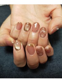 シンプルキルティングネイル