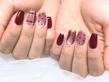 ナナネイル(7.Nail)/冬ガーリーネイル