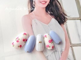 【薔薇ネイル】