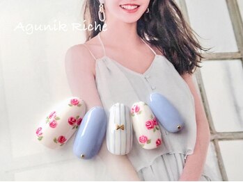 【薔薇ネイル】