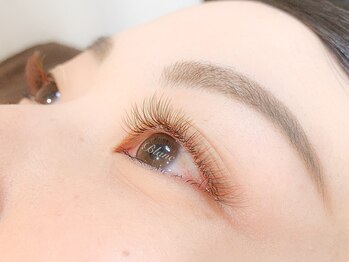 アイラッシュサロン ブラン イオンモール富士宮店(Eyelash Salon Blanc)/4Dブラウン×レッド(ワインMIX)