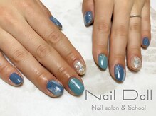 ネイルドール(Nail Doll)/ブルーニュアンス