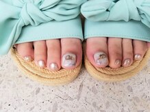 シュガーネイル(sugar nail)/ニュアンスフットネイル