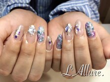 ラリュール(L'Allure.)/ブルー系シェルデザイン