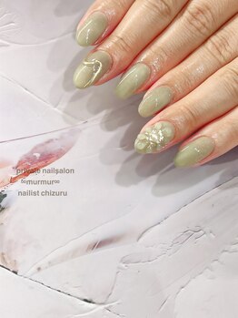 プライベート ネイルサロン マーマ(murmur)/ぷっくりフラワーネイル