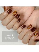 ネイルズガーデン(NAILS GARDEN)/べっ甲ネイル