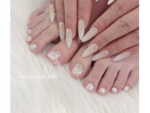 ネイルサロン ビビ(bibi)/冬のハンドフットネイル★