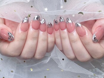 シーアンドビーネイル(C&B Nail)/ガラスフレンチ