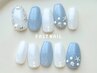 *今月のオススメ* 夏先取り☆爽やかシェルネイル［夏ネイル/マーメイド/海］