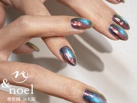 オーロラマグネットネイル
